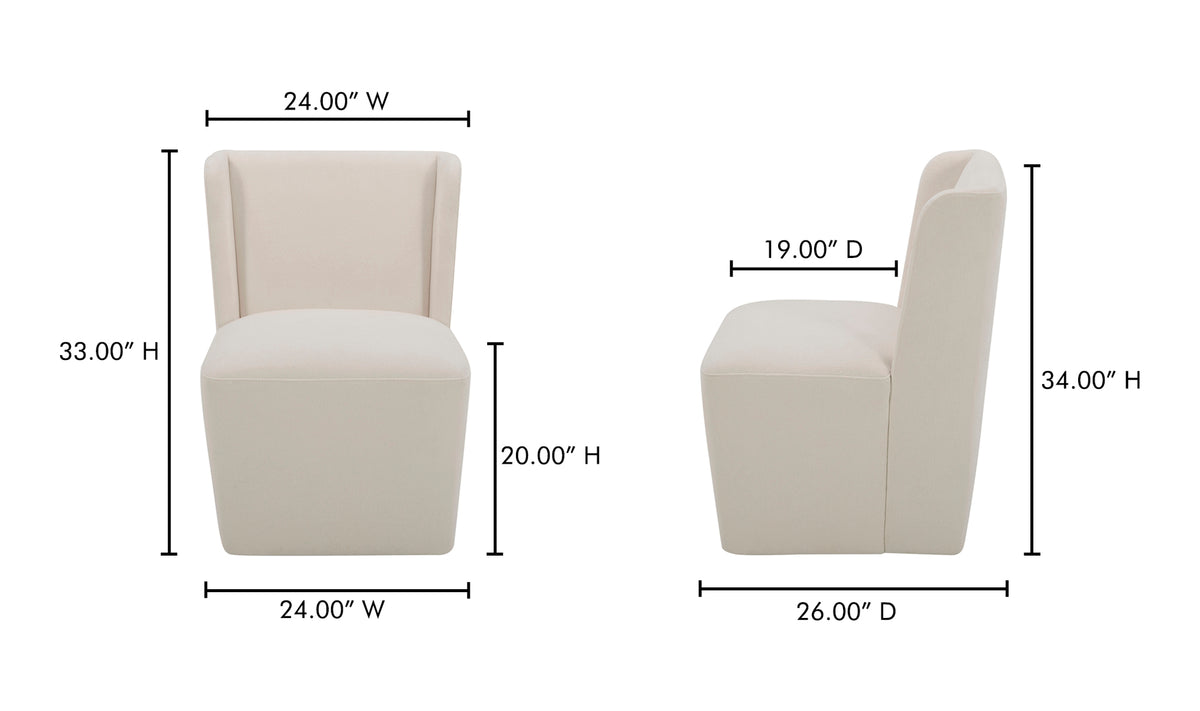 Cormac Rolling Dining Chair