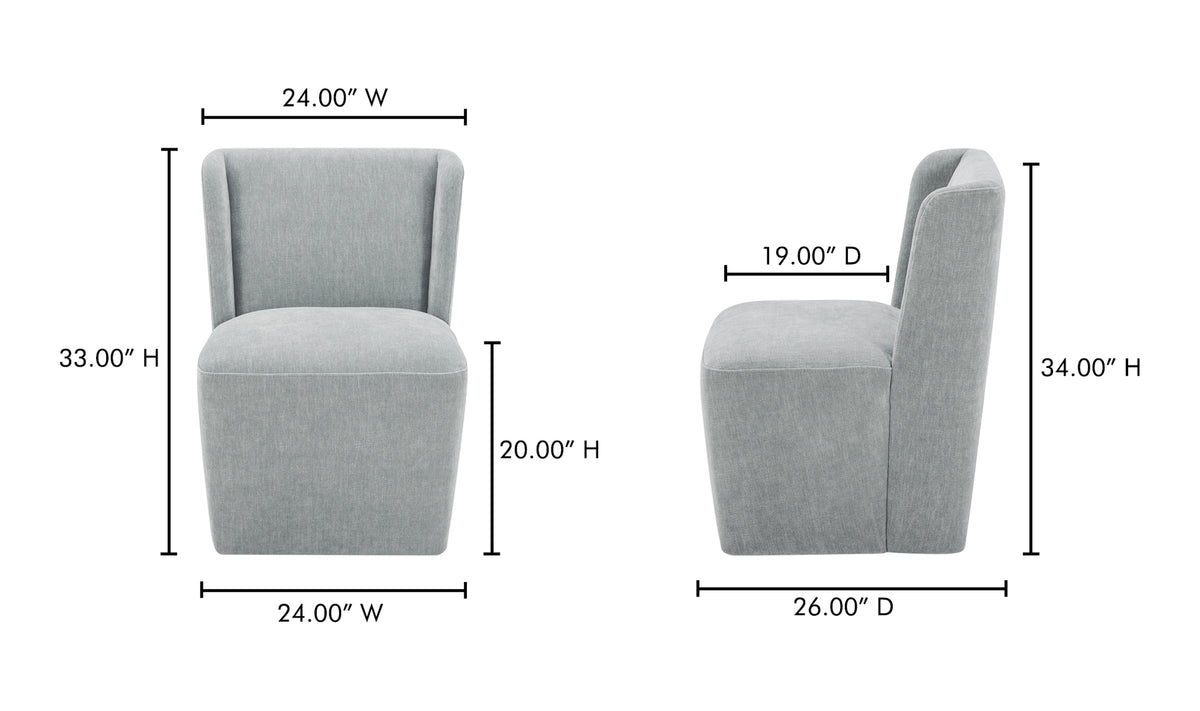 Cormac Rolling Dining Chair