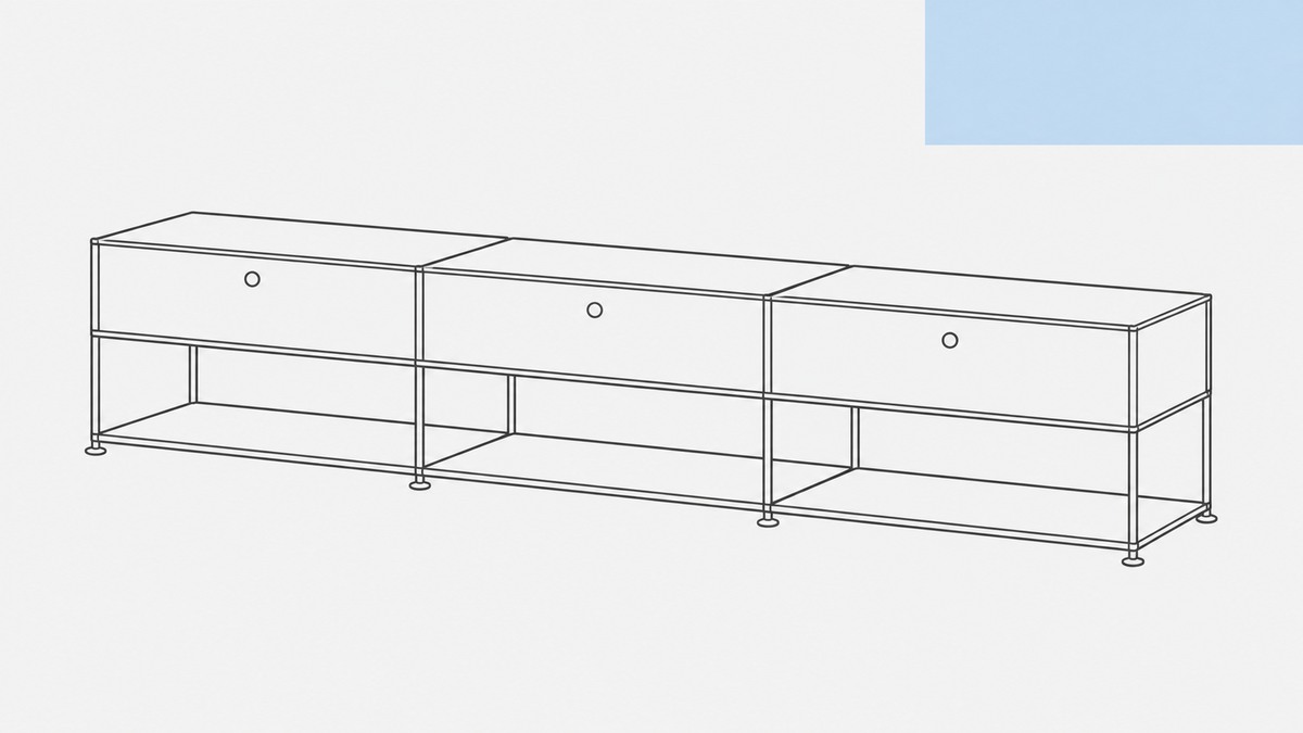 USM Haller Open Media Console