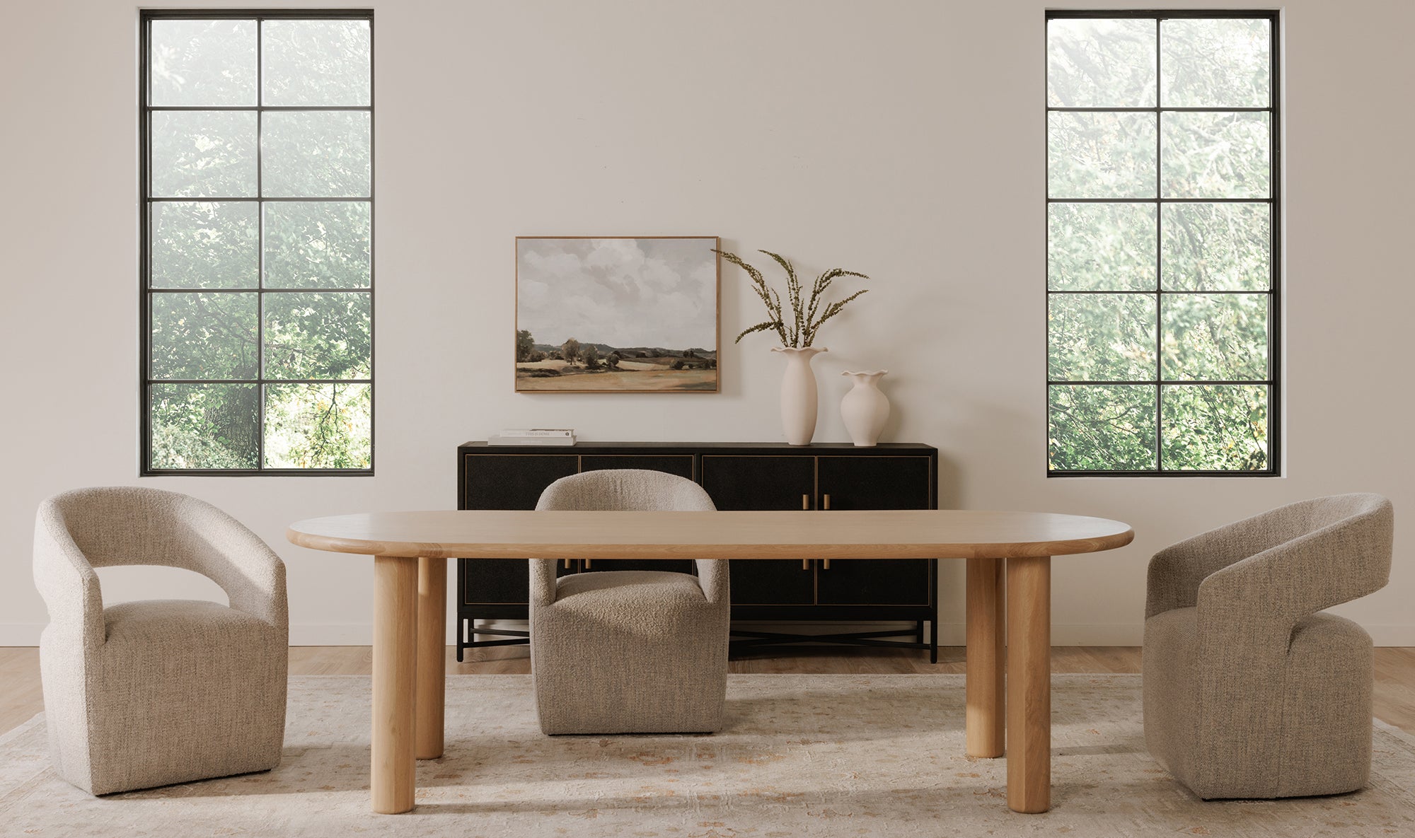 Barrow Rolling Dining Chair