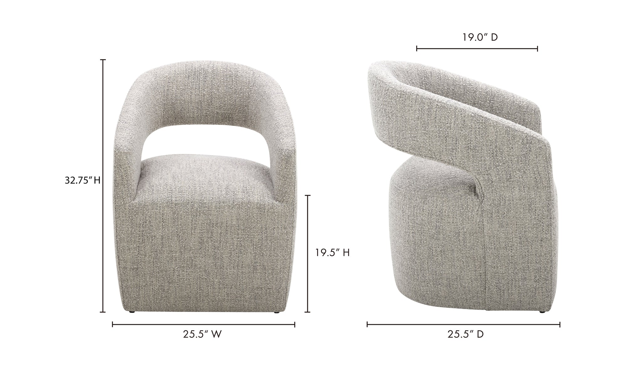 Barrow Rolling Dining Chair