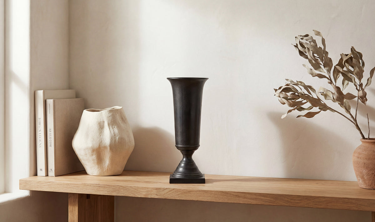 Cassia Cast Aluminum Vase