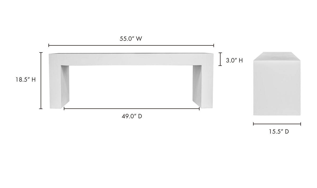 Lazarus Outdoor Bench
