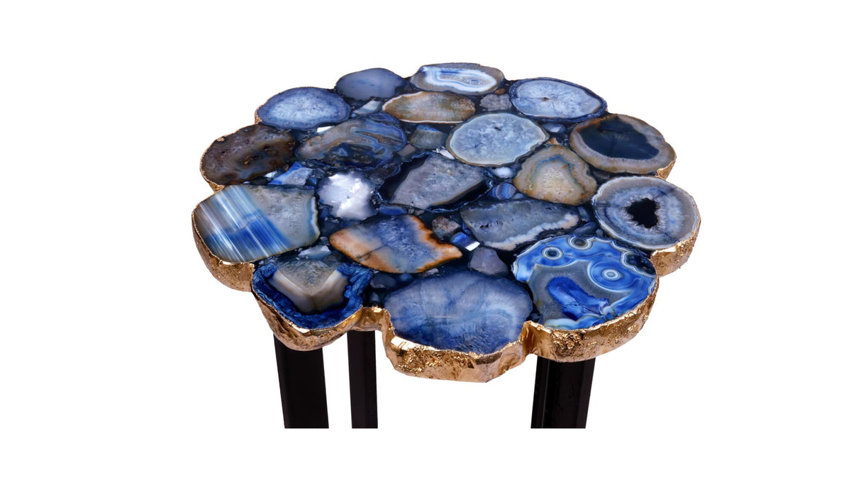 Azul Agate Accent Table