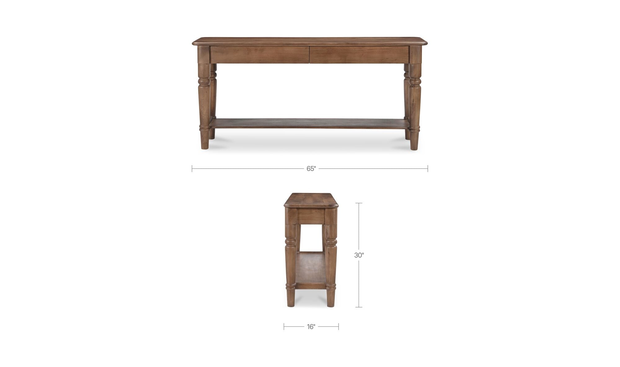 Russet Console Table