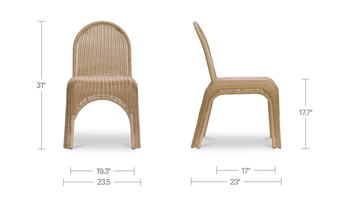 Kendall Outdoor Dining Chair Set of Two