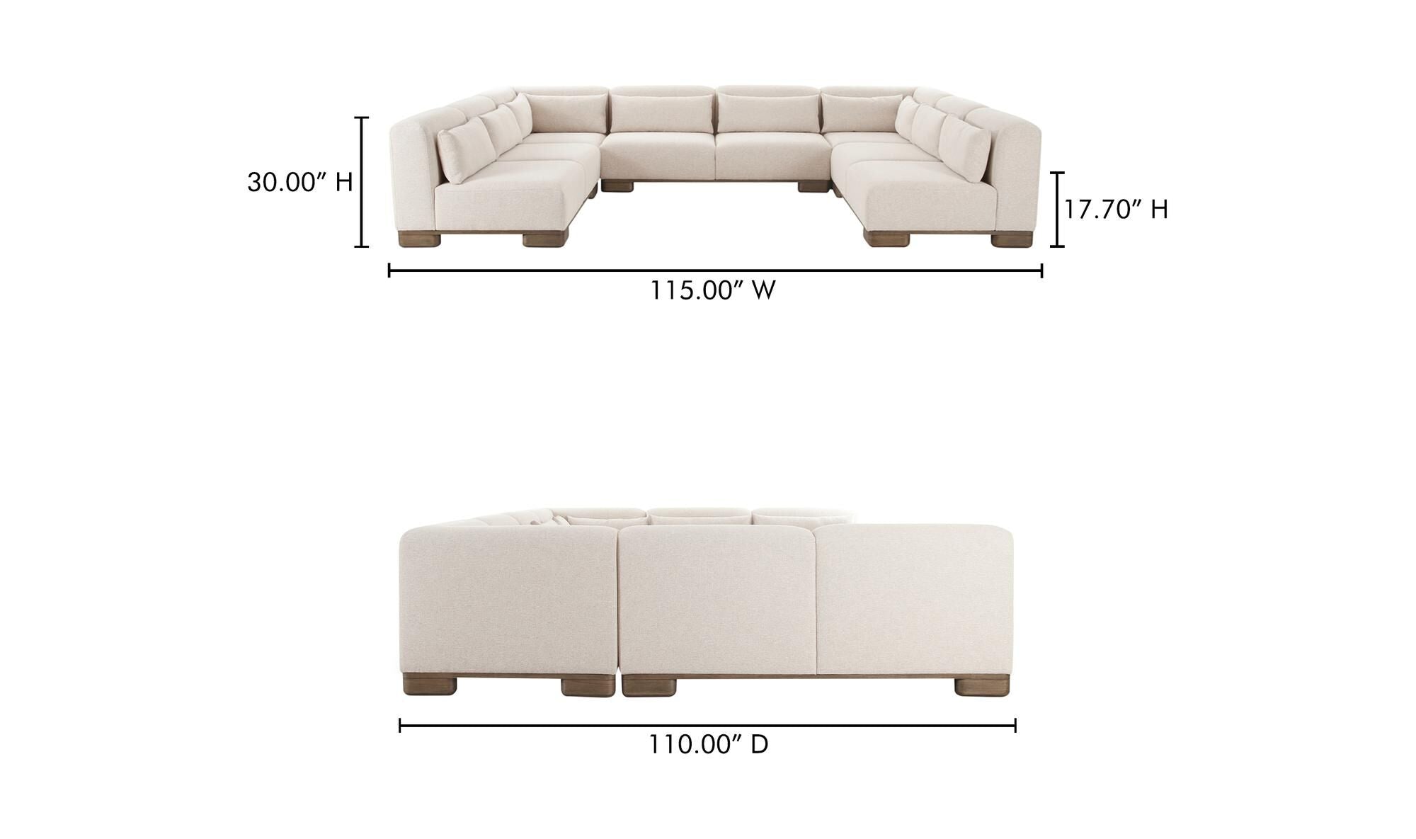 June U Shaped Modular Sectional