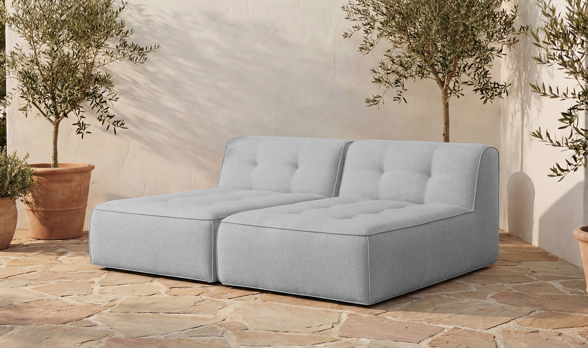 Sunseeker 2 Piece Outdoor Sun Lounger