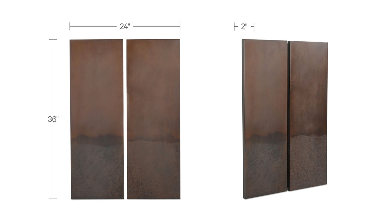 Smith Wall Decor Bronze-Set of Two
