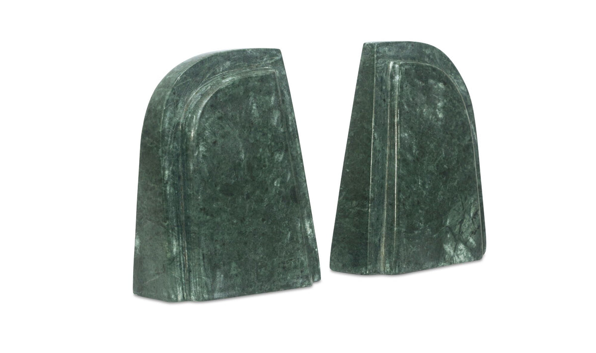 Zane Marble Bookends-Set of Two
