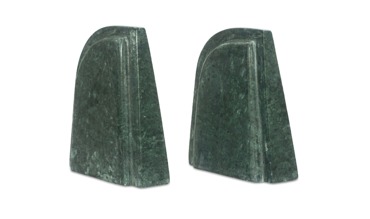 Zane Marble Bookends-Set of Two