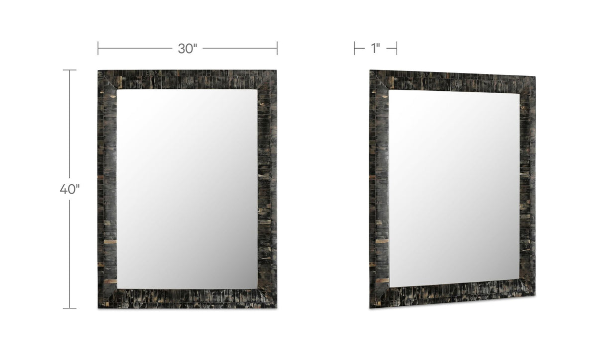 Avis Horn Inlay Mirror
