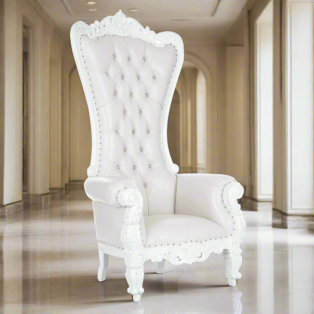 Chloe Throne Chair - Vinyl