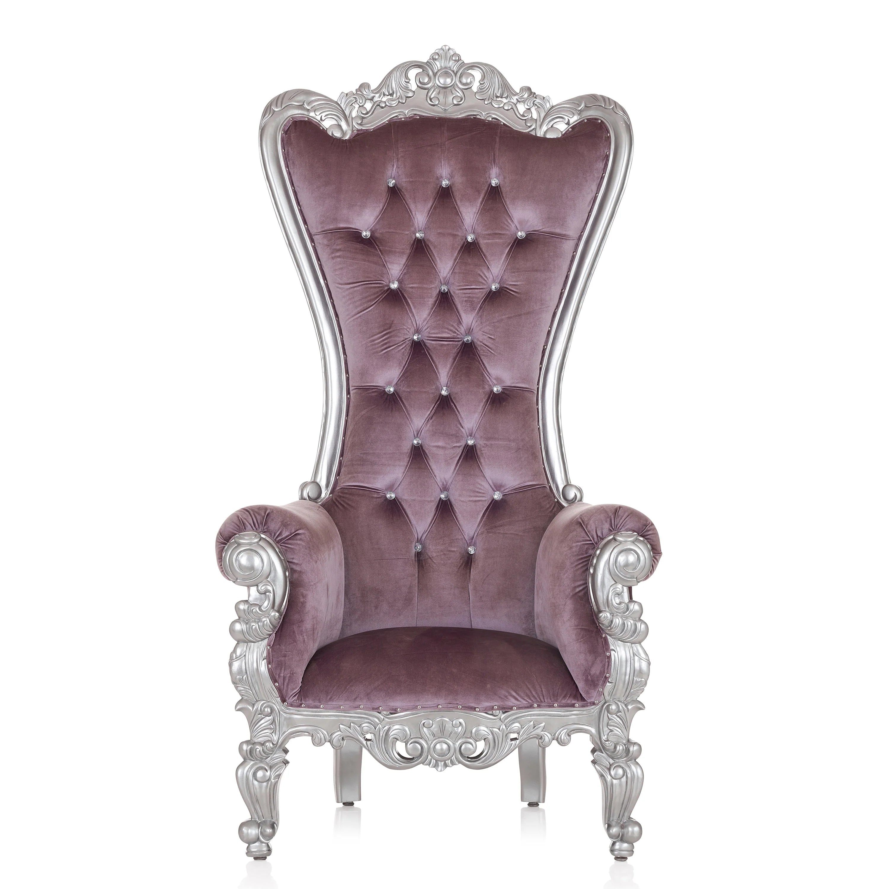 Chloe Throne Chair - Velvet
