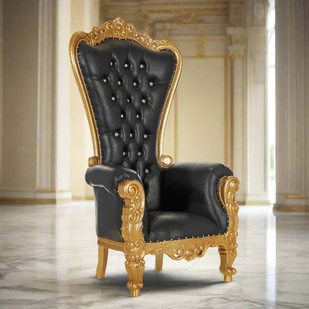 Queen Tiffany Throne Chair - Vinyl