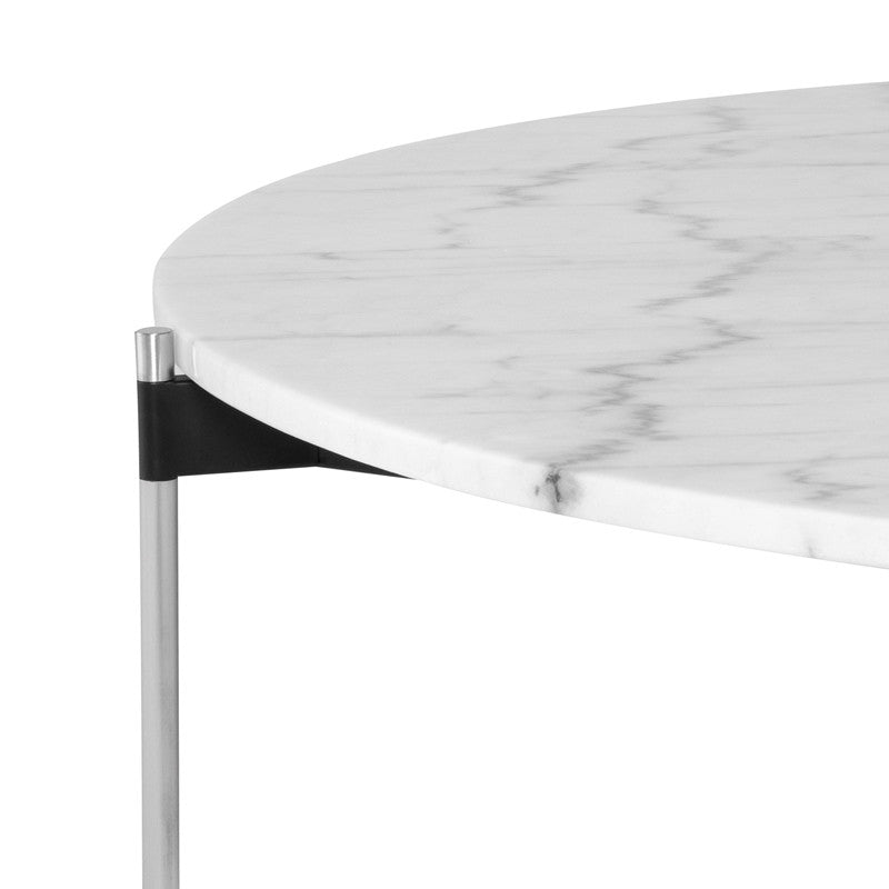 Pixie Coffee Table - Brushed Stainless Legs