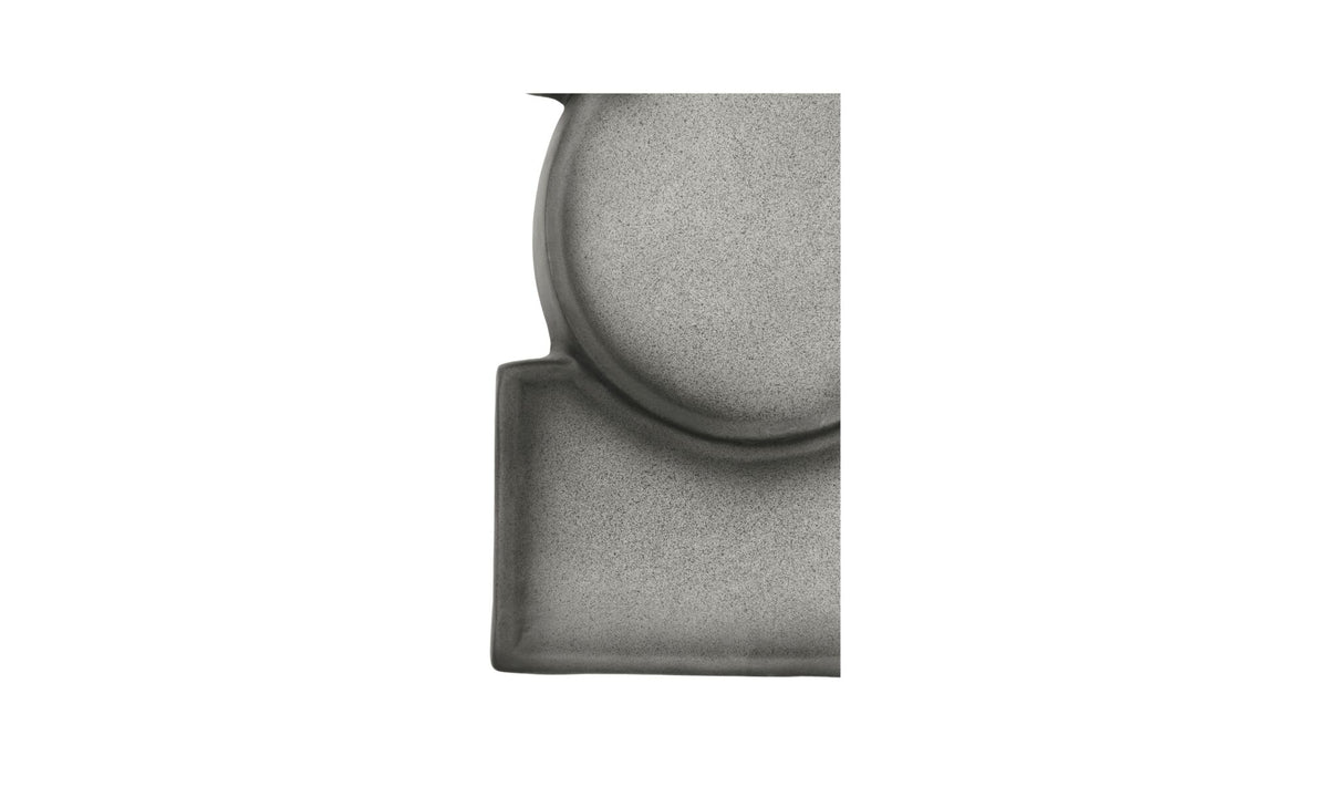 Teo Wall Sculpture Charcoal