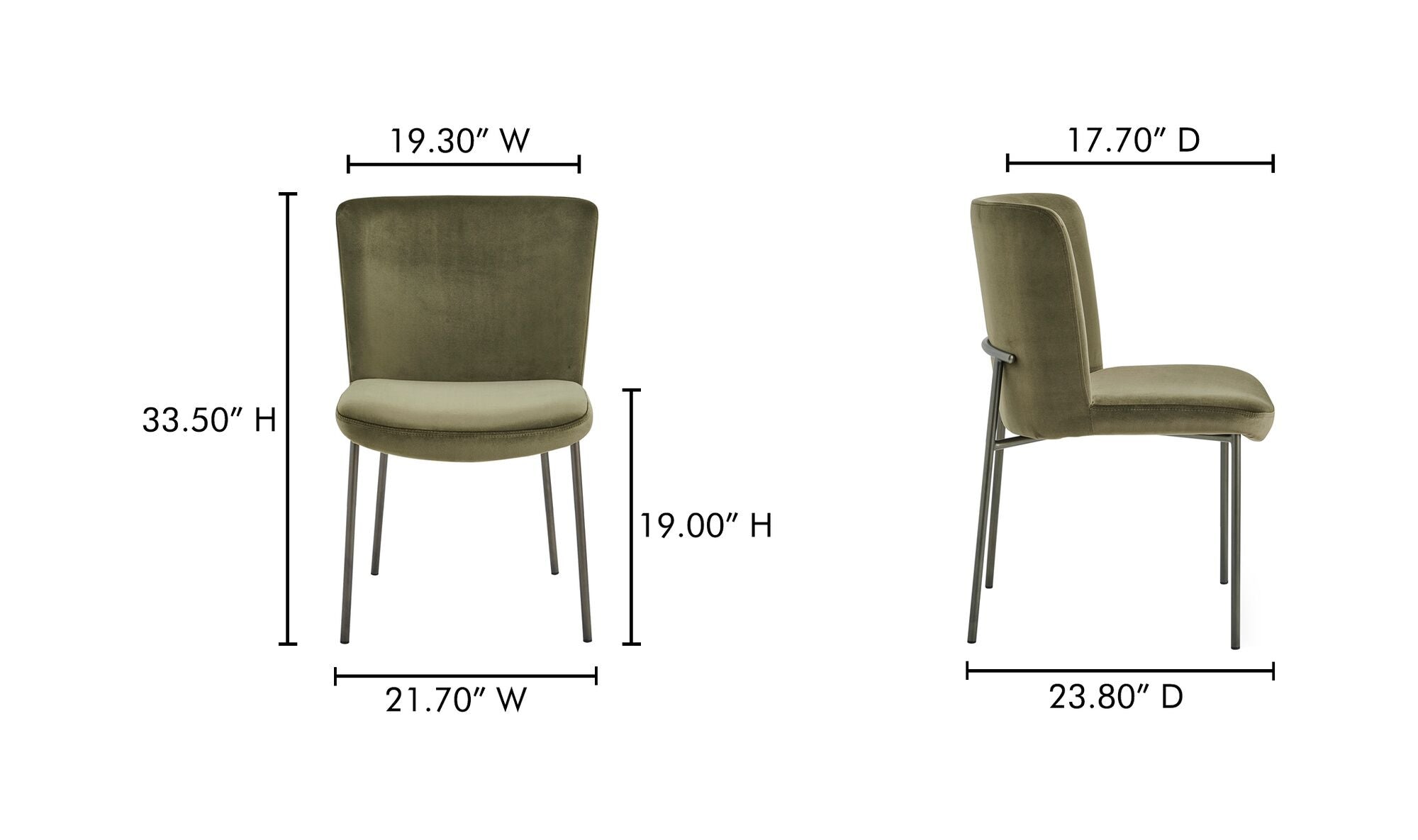 Early Dining Chair Set of 2
