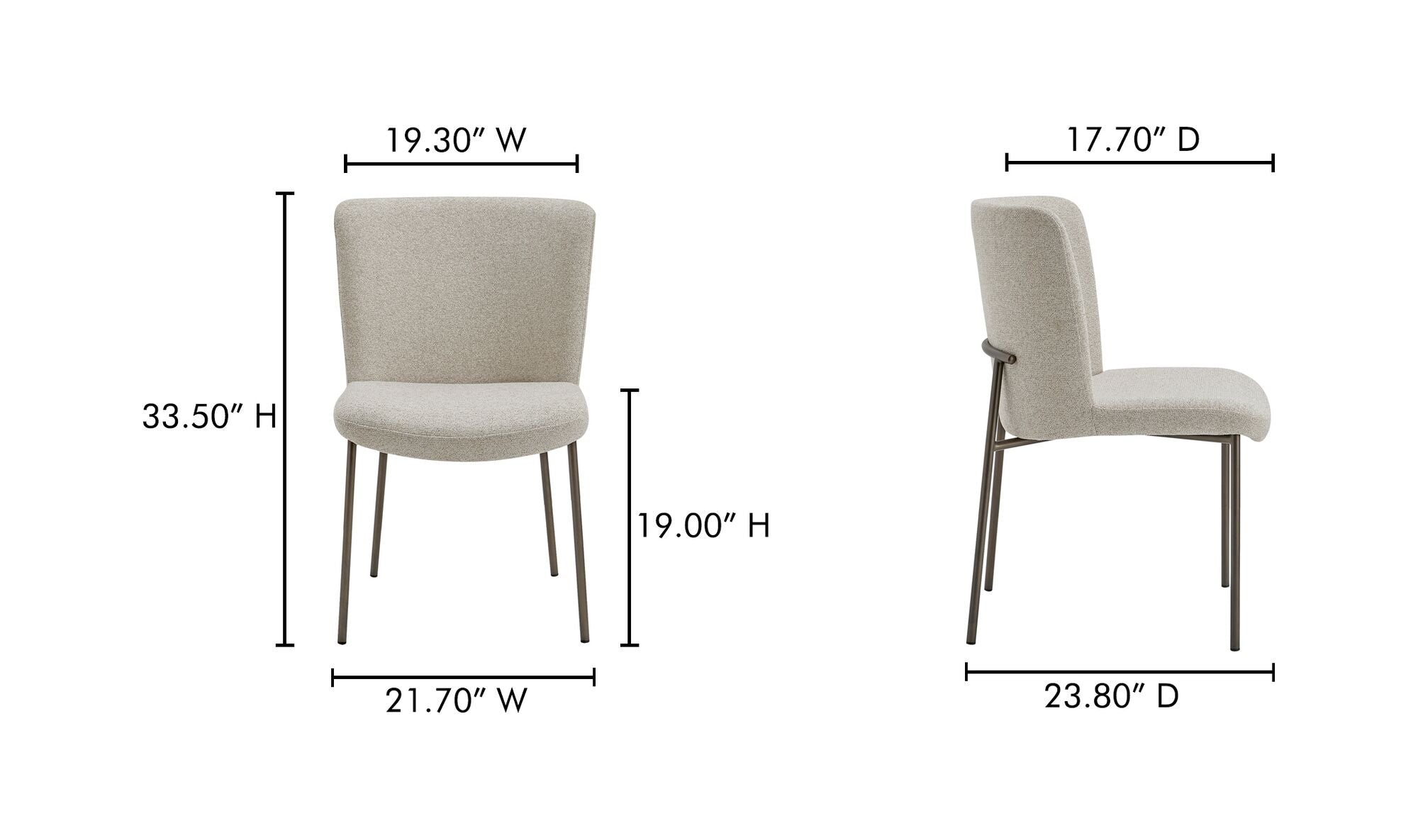 Early Dining Chair Set of 2
