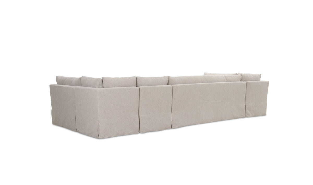 Fable Slipcover Dining Banquette U-Shape 154