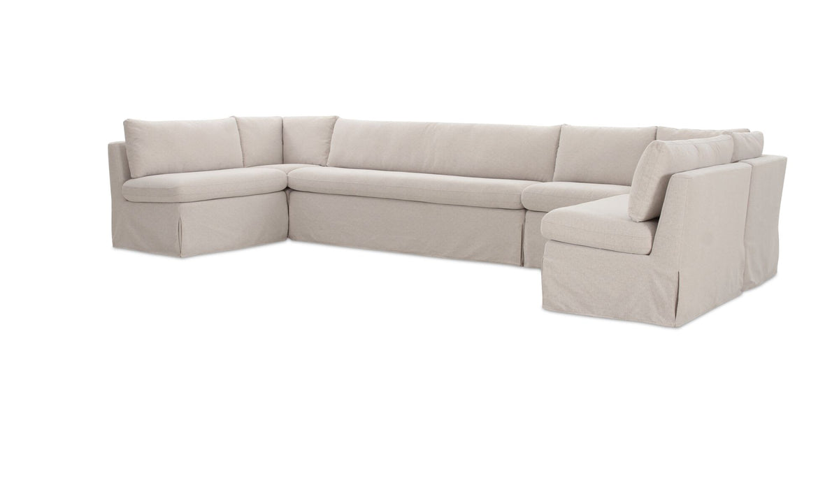 Fable Slipcover Dining Banquette U-Shape 154