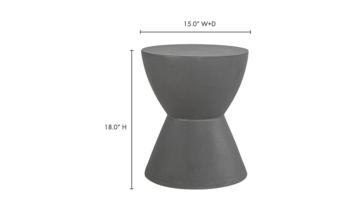 Hourglass Outdoor Stool