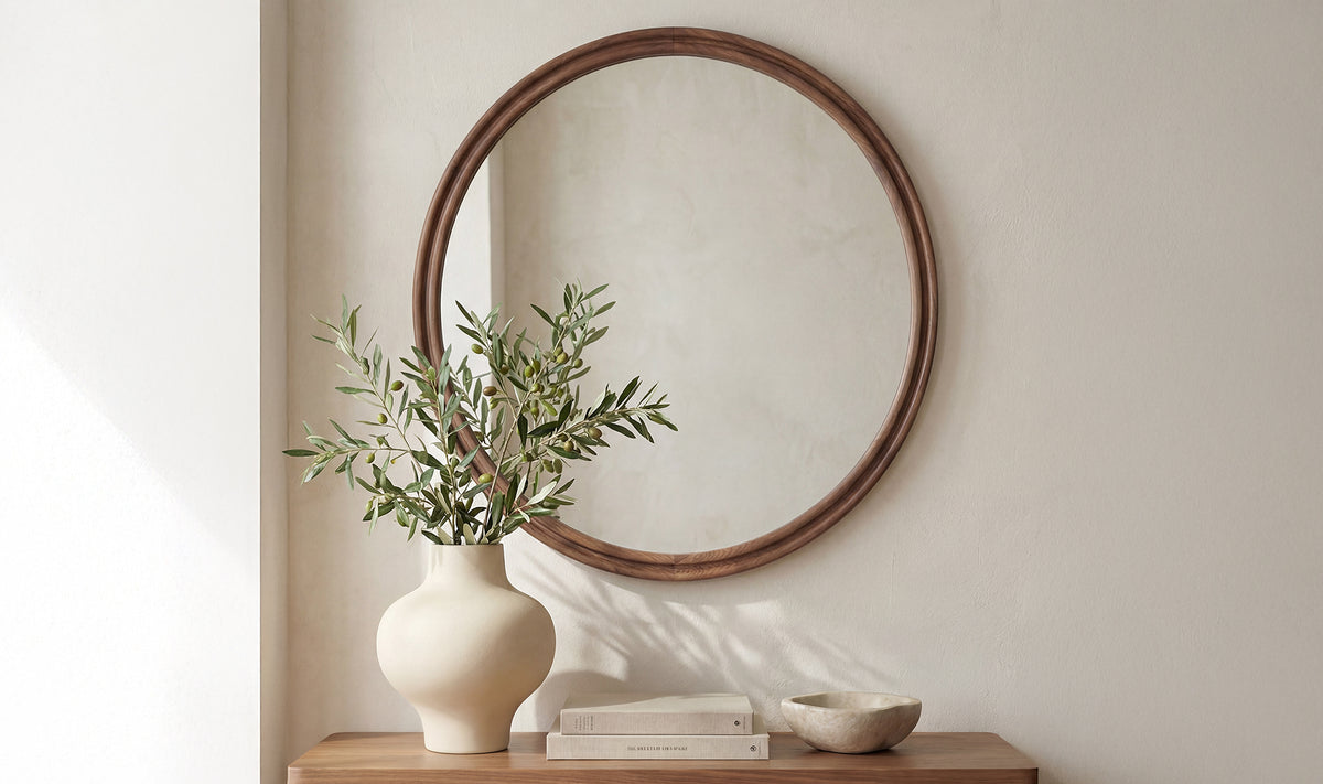 Alcott Large Round Mirror