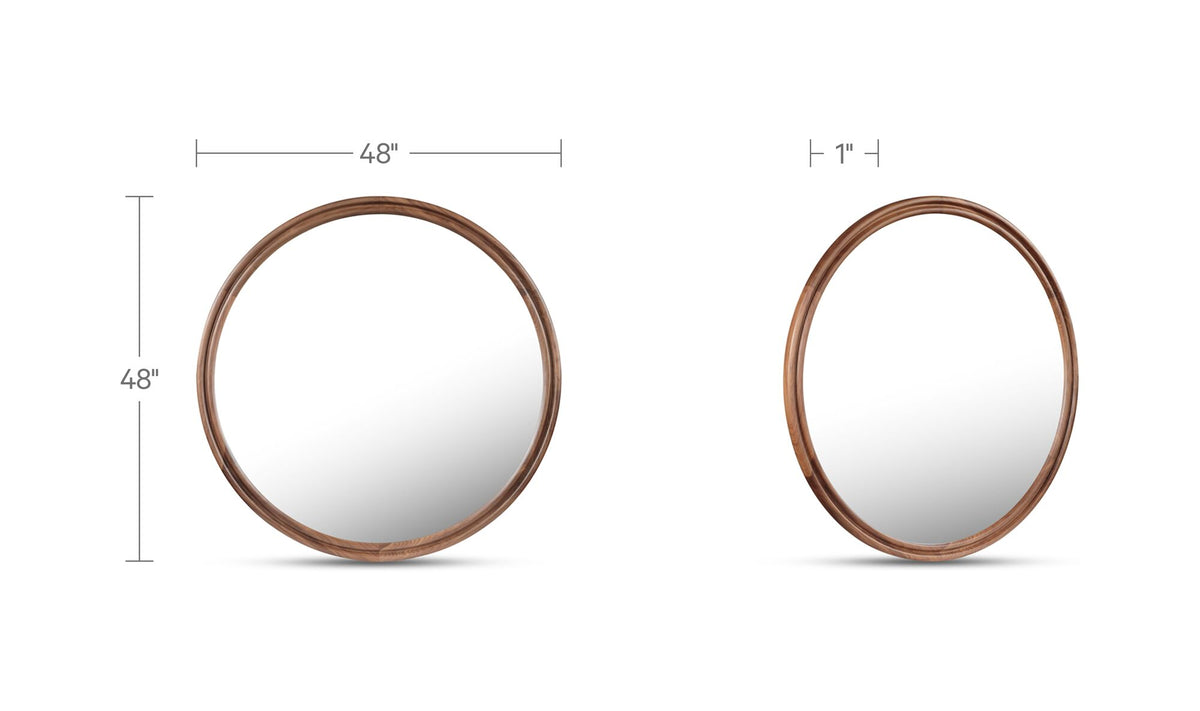Alcott Large Round Mirror