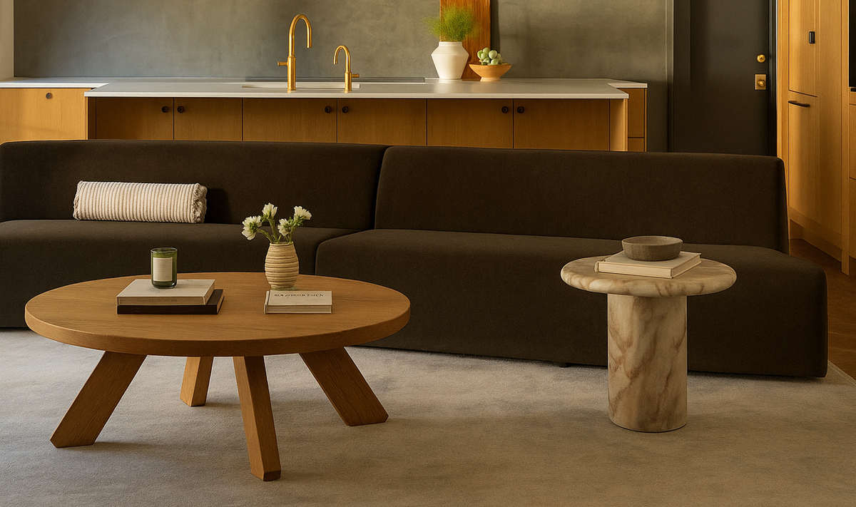 Naomi 2 Piece Wave Modular Sectional