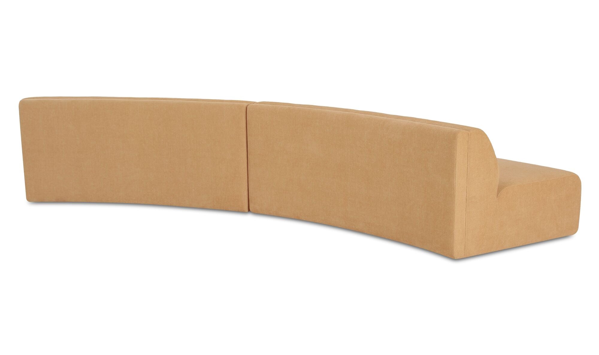 Naomi 2 Piece Convex Modular Sectional