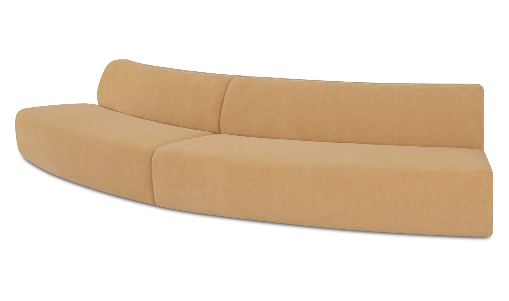 Naomi 2 Piece Convex Modular Sectional