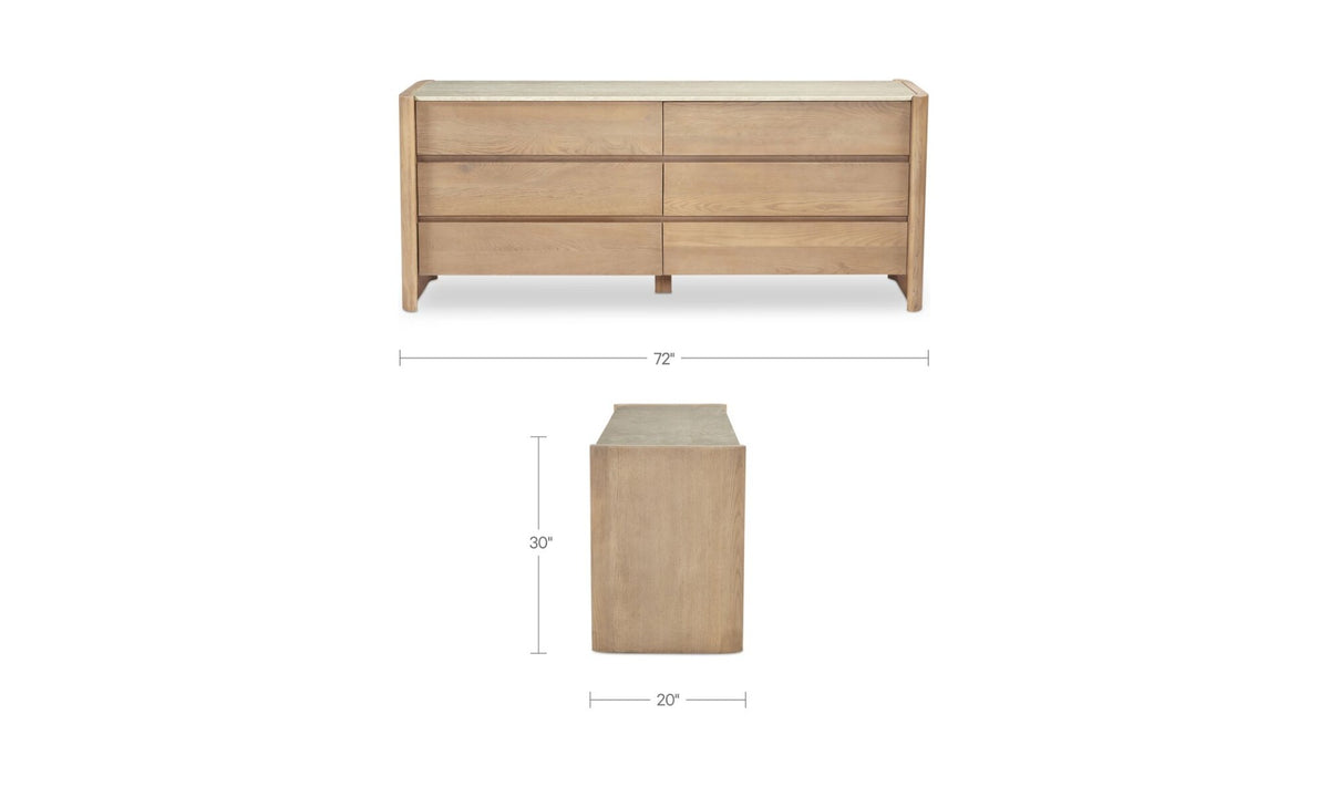 Lane 6 Drawer Dresser