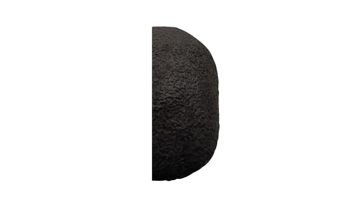 Breton Cast Aluminum Wall Sculpture Black-Set of 3