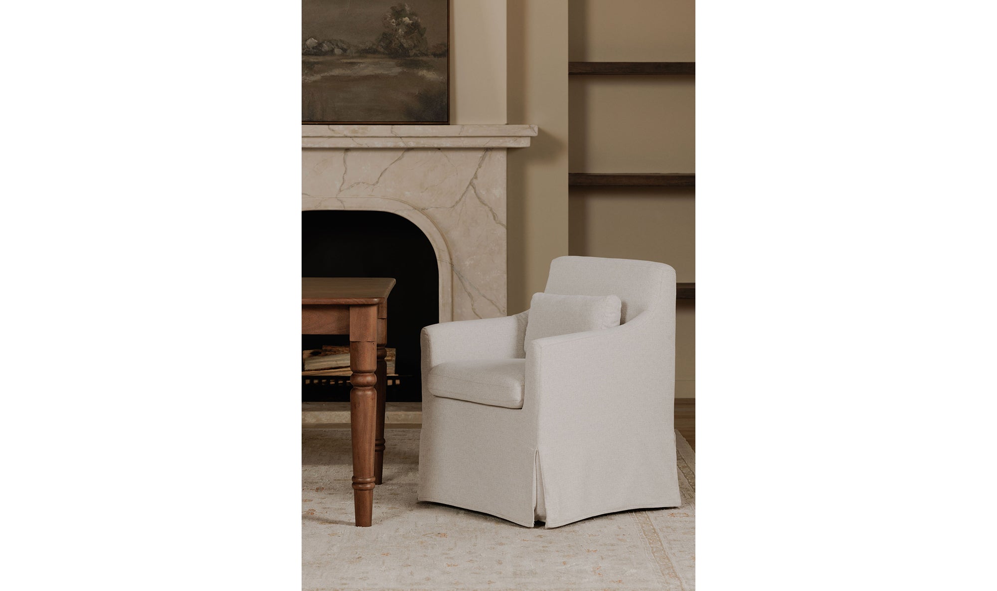 Lydia Slipcover Dining Chair