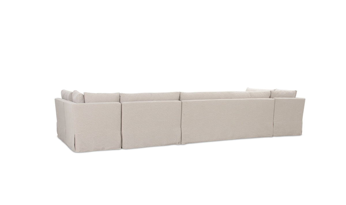 Fable Slipcover Dining Banquette U-Shape 168