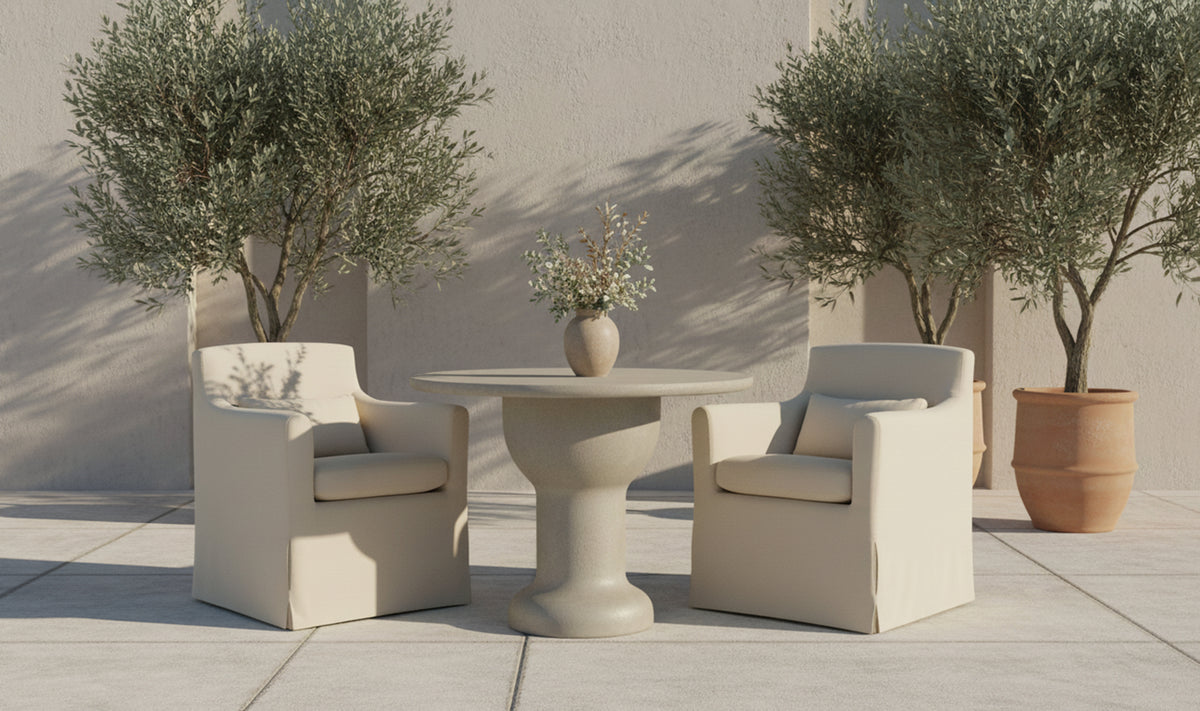Lydia Outdoor Slipcover Dining Chair