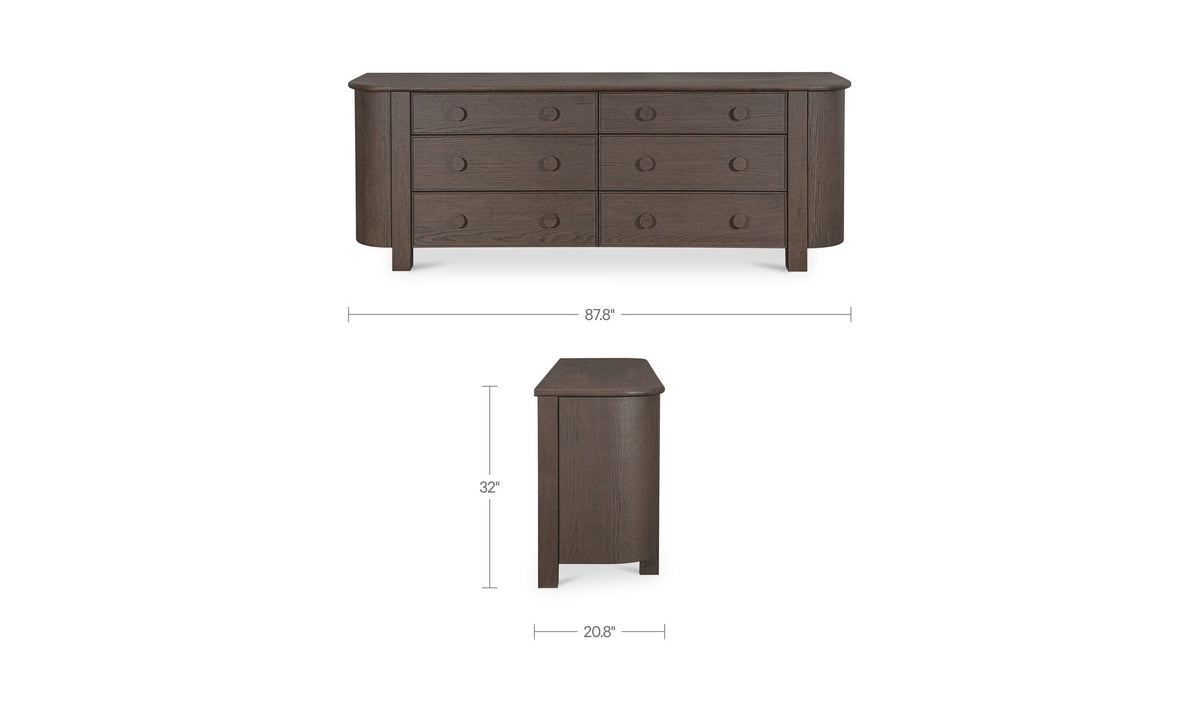 Loren 6 Drawer Dresser