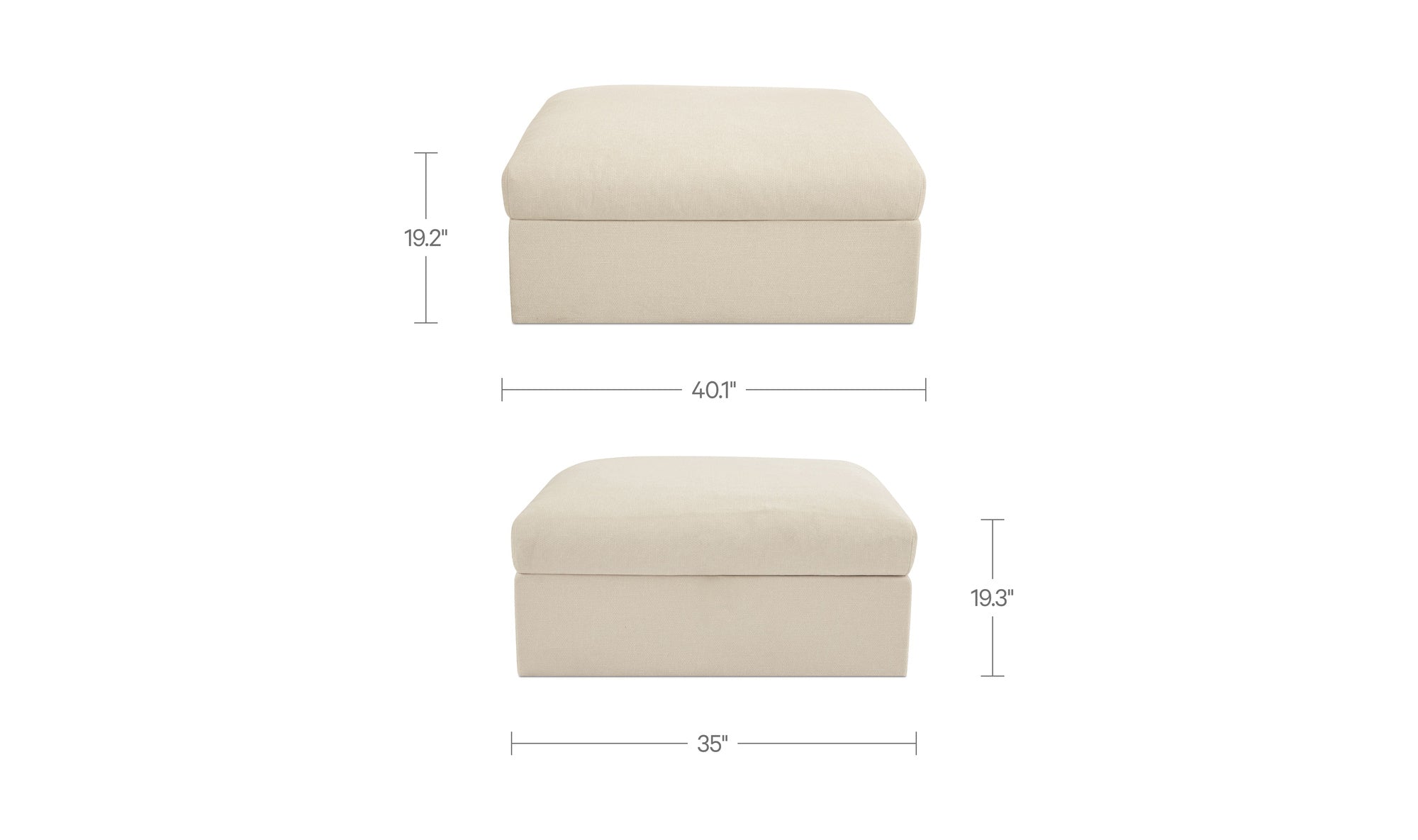 Swift Storage Ottoman