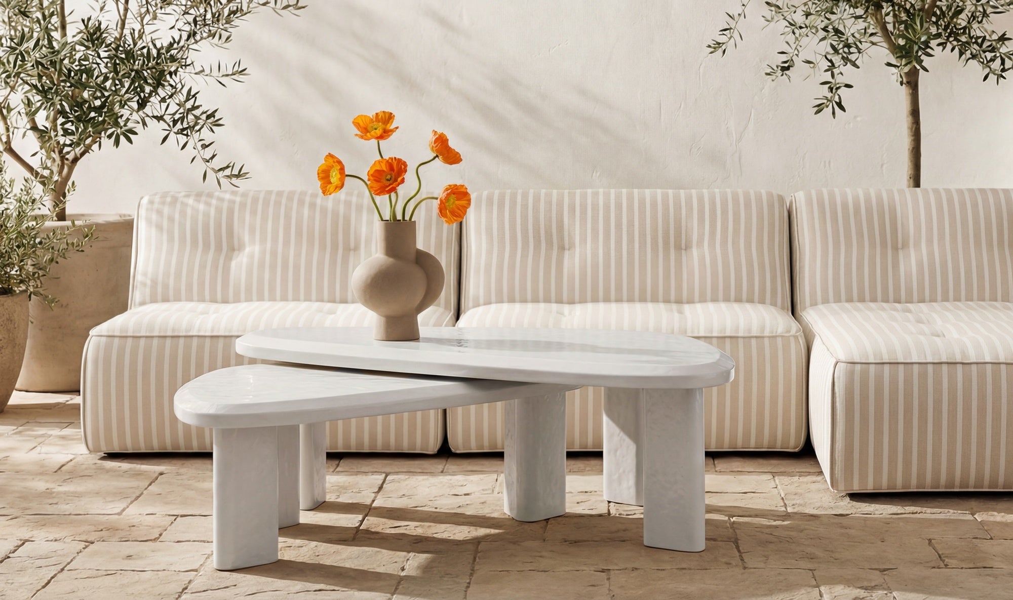 Sophie Outdoor Nesting Table Set of 2