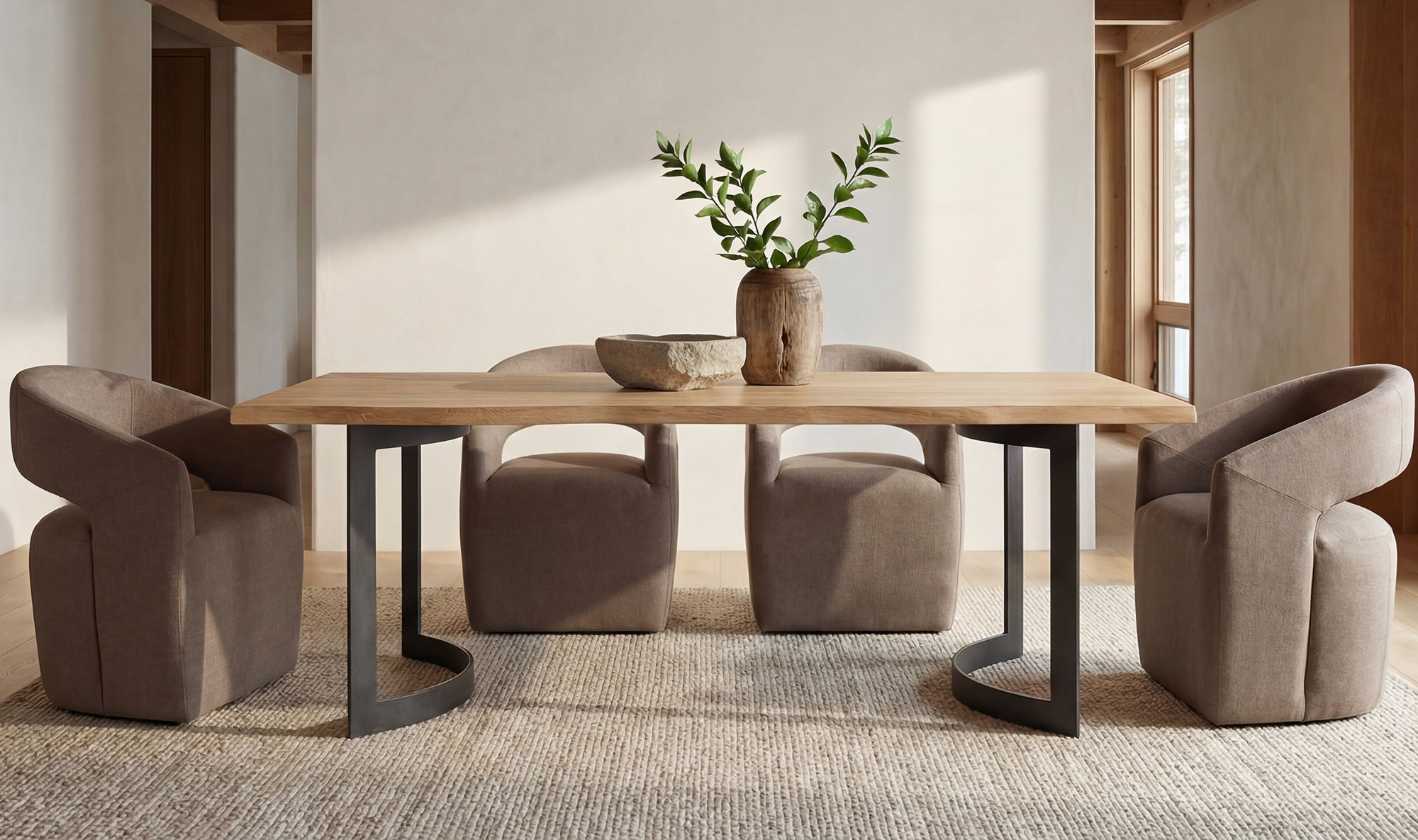 Barrow Rolling Dining Chair