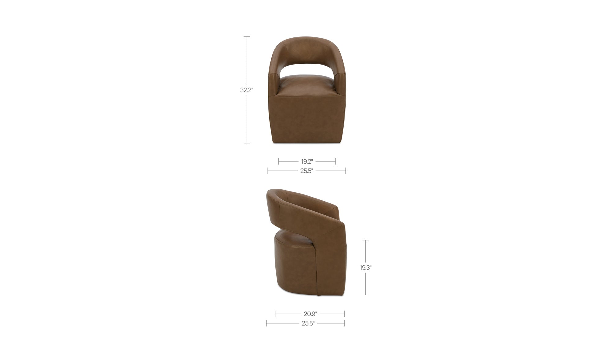 Barrow Rolling Dining Chair