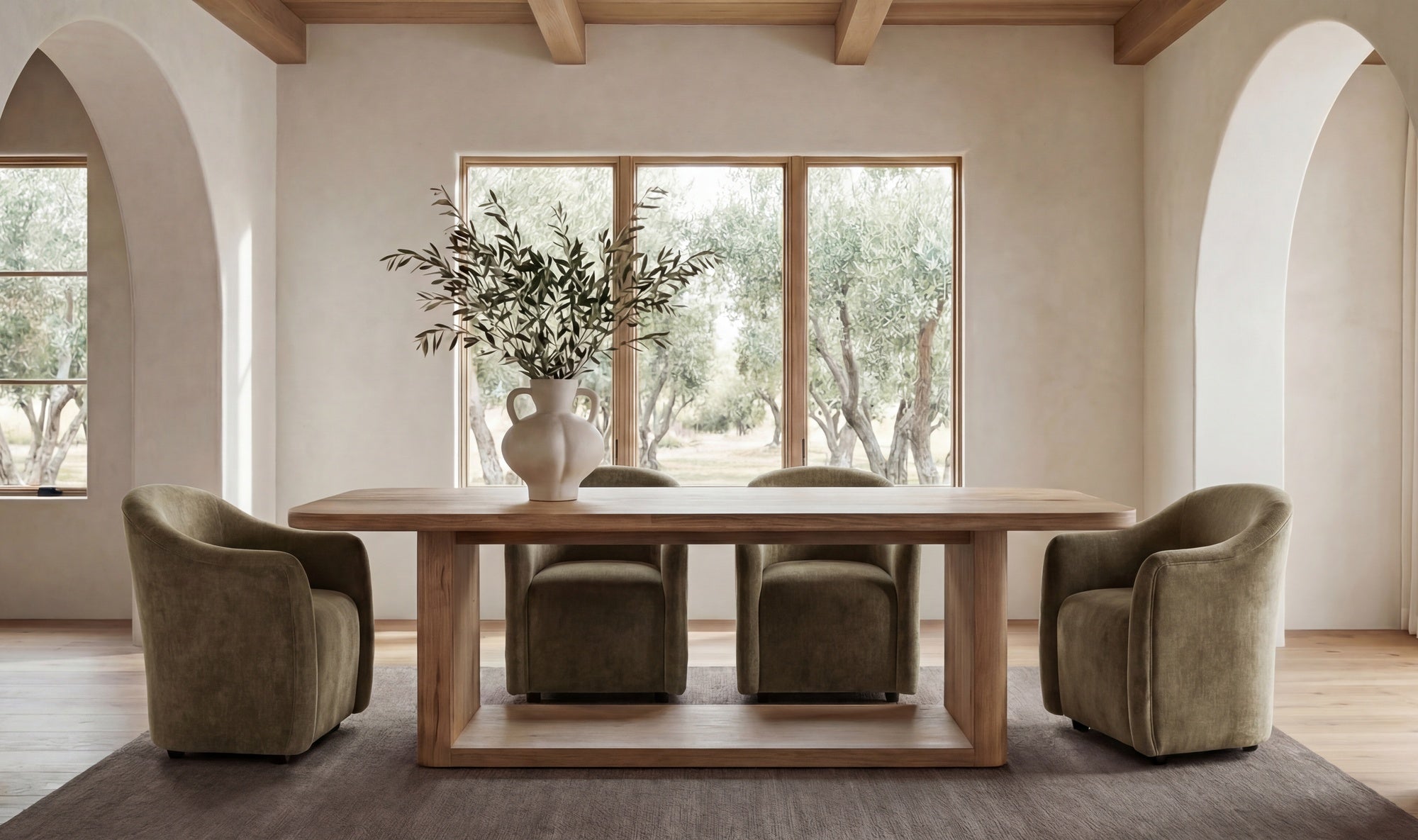 Drava Rolling Dining Chair