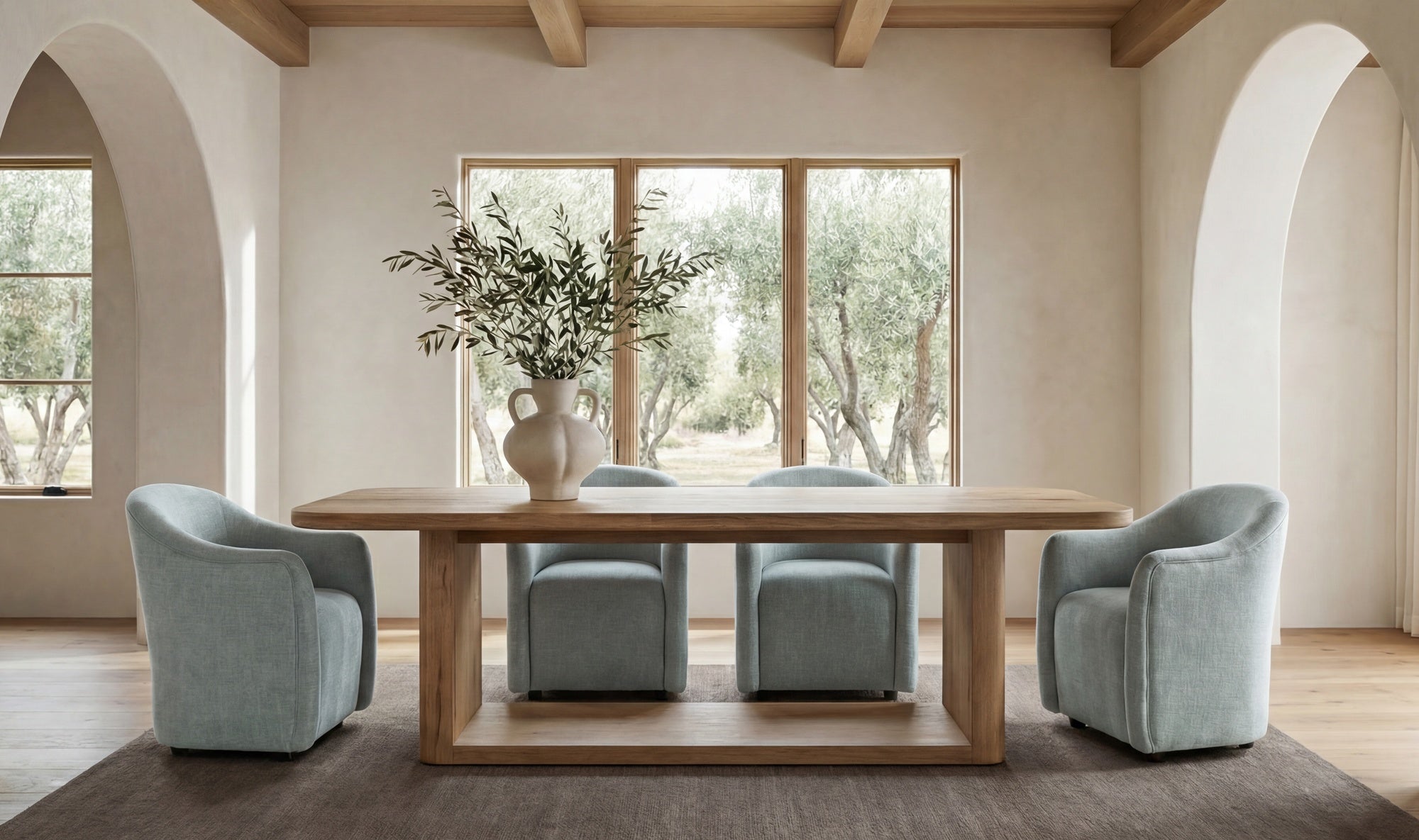 Drava Rolling Dining Chair