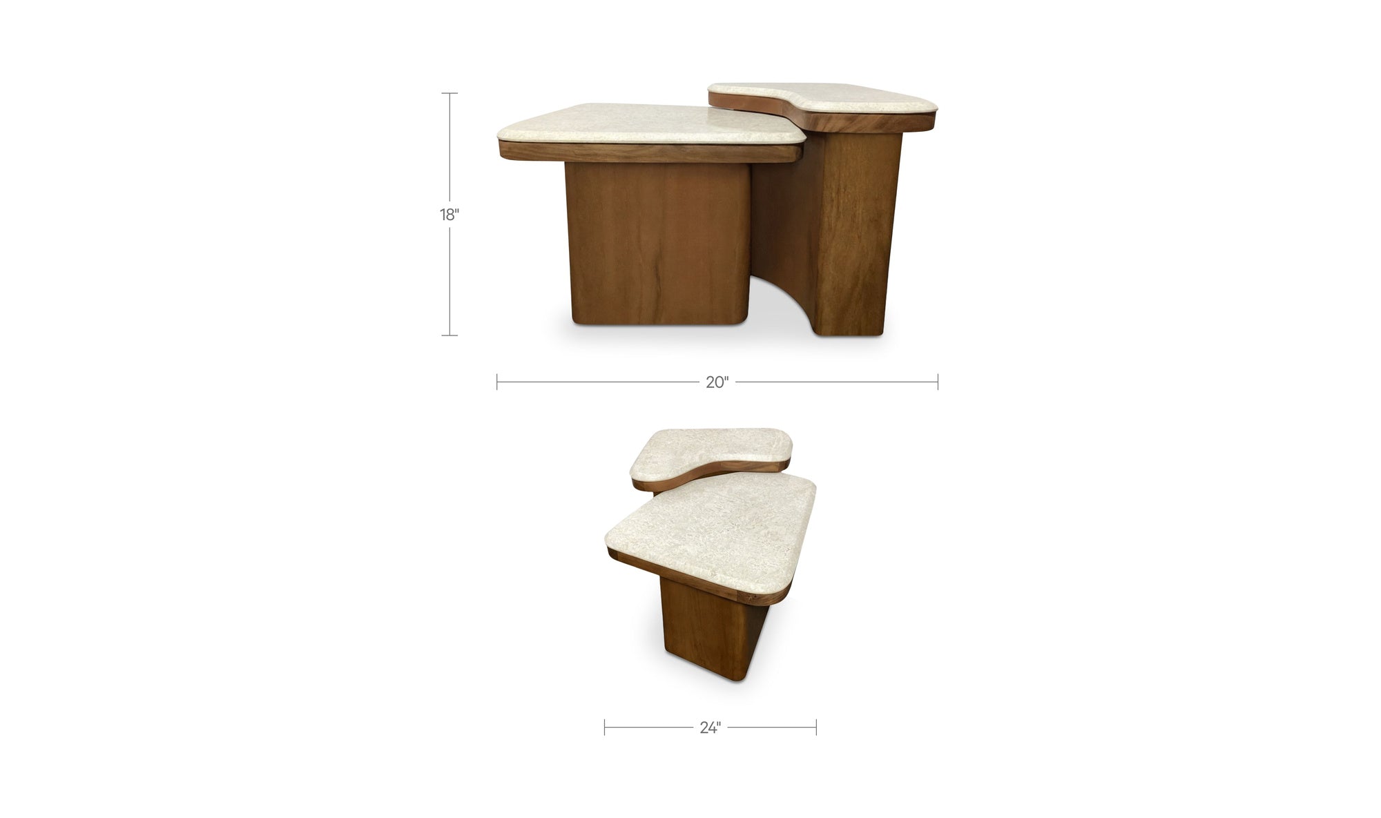 Abi Nesting Coffee Table Set of 2