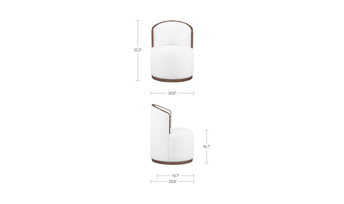 Rossi Swivel Dining Chair