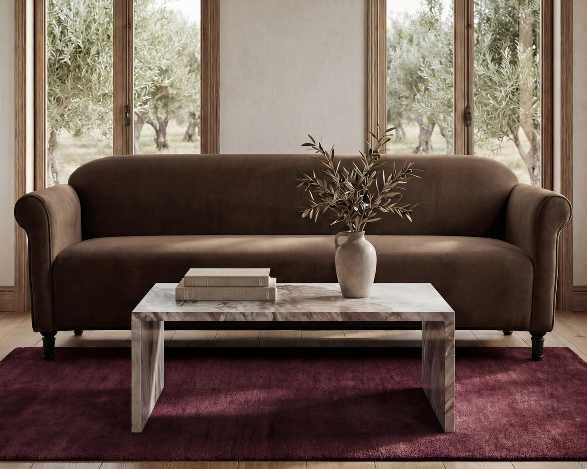 Harmony Sofa Faux Mohair