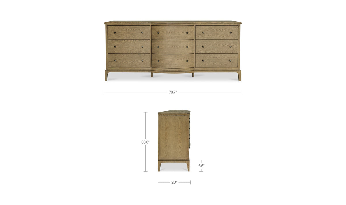 Sadie 9 Drawer Dresser