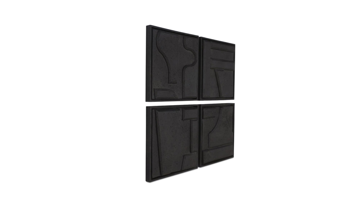 Alva Wall Sculpture-Set of 4