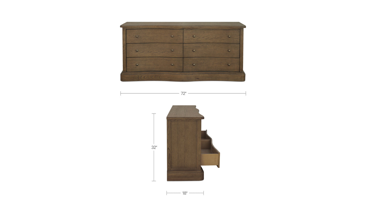 Clarence 6 Drawer Dresser