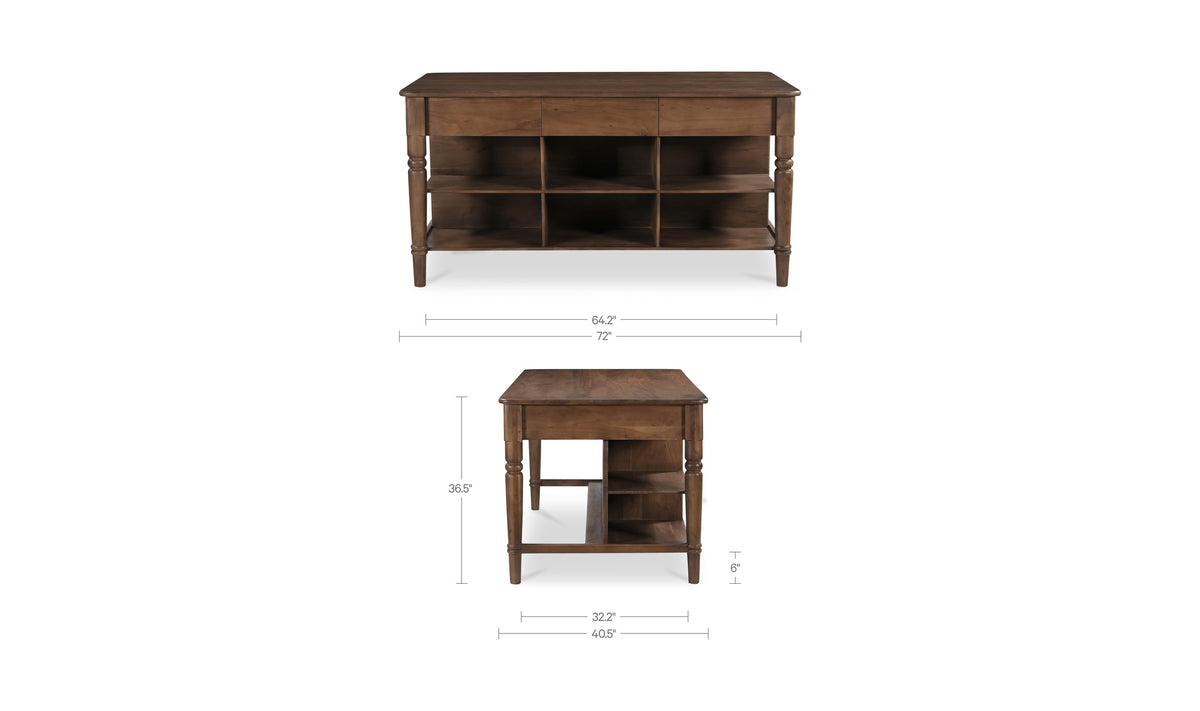 Russet Kitchen Island